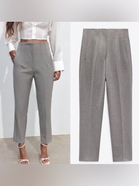 ZARA High Waisted Trousers